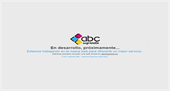 Desktop Screenshot of abcimprenta.com