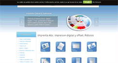 Desktop Screenshot of abcimprenta.es